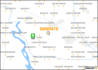 map of Samarate