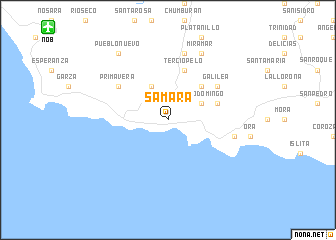 map of Sámara
