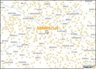 map of Samardžije