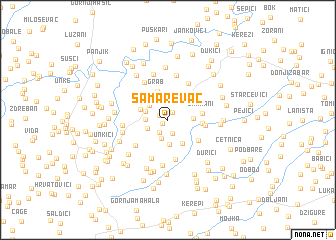 map of Samarevac