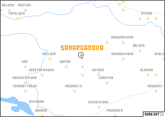 map of Samarganova