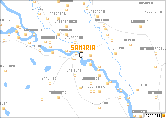 map of Samaria