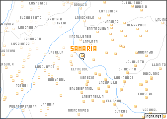 map of Samaria