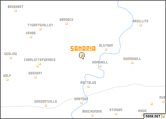 map of Samaria