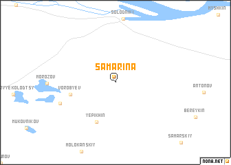 map of Samarina