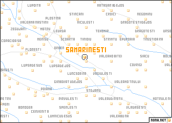 map of Samarineşti