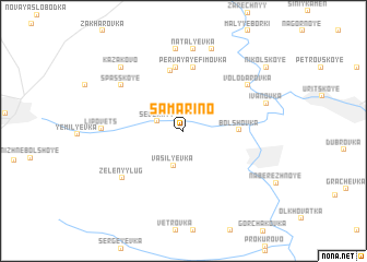 map of Samarino