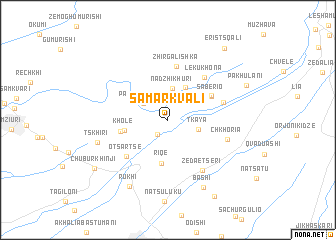 map of Samarkvali
