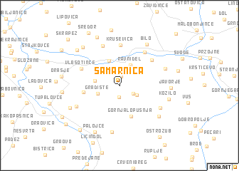 map of Samarnica