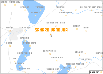 map of Samaro-Ivanovka