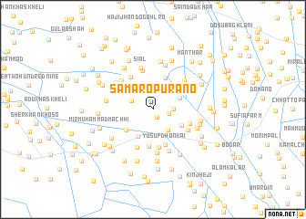 map of Samaro Purāno