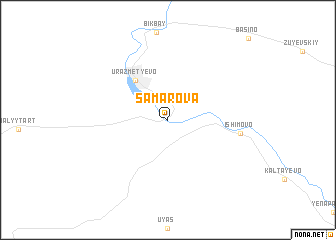 map of Samarova