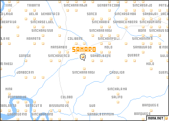 map of Samaro