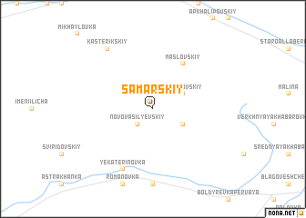 map of Samarskiy