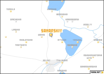 map of Samarskiy