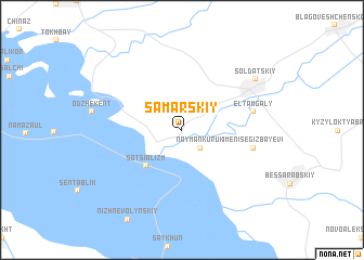 map of Samarskiy