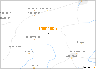 map of Samarskiy