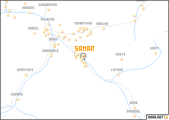 map of Sāmar