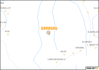 map of Samasad