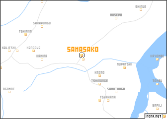 map of Samasako