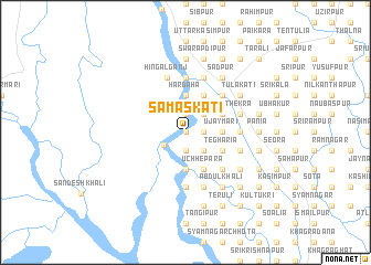 map of Samaskāti