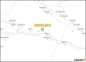 map of Samasore