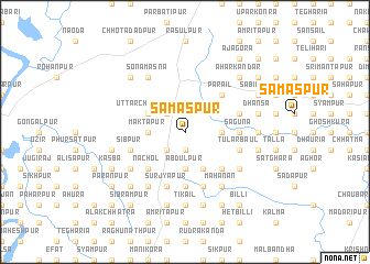 map of Samaspur