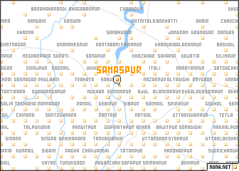 map of Samaspur