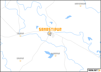 map of Samastīpur