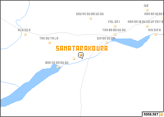 map of Samatara Koura
