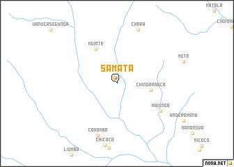 map of Samata