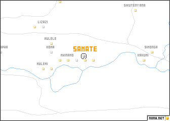map of Samate