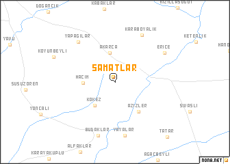 map of Samatlar