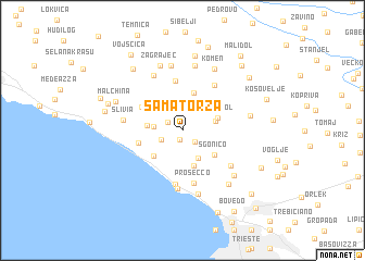 map of Samatorza