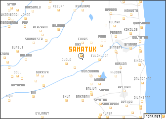 map of Şǝmǝtük