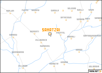 map of Samatzai