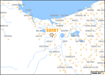 map of Samat