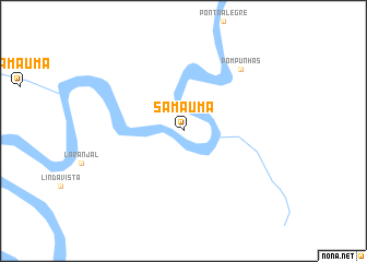 map of Samaúma