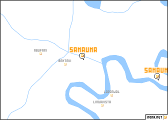 map of Samaúma