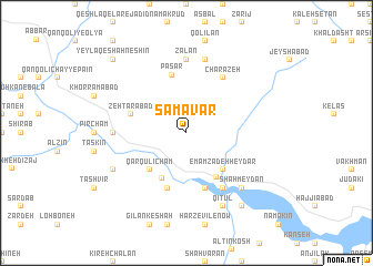 map of Samāvar