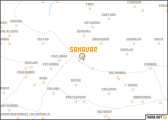 map of Şam‘ Āvar