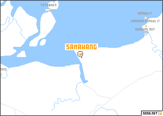 map of Samawang