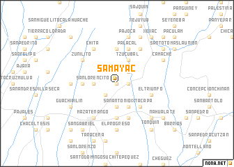 map of Samayac