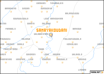 map of Samayakoudani
