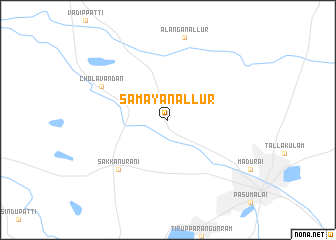 map of Samayanallūr