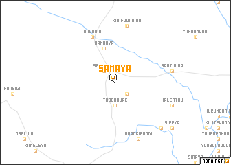 map of Samaya