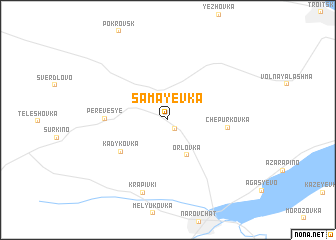 map of Samayevka