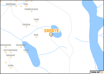 map of Samaye