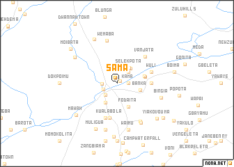 map of Sama