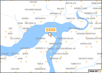 map of Sama